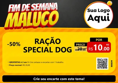 Modelo de Cartaz para Cartaz A4 Horizontal