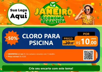 Modelo de Cartaz para Cartaz A4 Horizontal