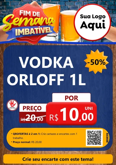 Modelo de Cartaz para Cartaz A4 Vertical com o tema Tardezinha de natal para Distribuidora de bebidas