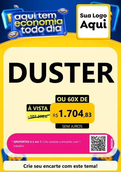 Modelo de Cartaz para Cartaz A4 Vertical