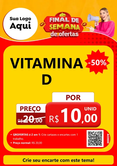 Modelo de Cartaz para Cartaz A4 Vertical