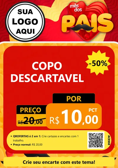 Modelo de Cartaz para Cartaz A4 Vertical