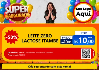 Modelo de Cartaz para Cartaz A4 Horizontal