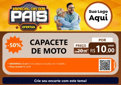 Modelo de Cartaz para Cartaz A4 Horizontal