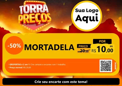 Modelo de Cartaz para Cartaz A4 Horizontal