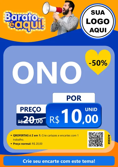 Modelo de Cartaz para Cartaz A4 Vertical com o tema Barato é aqui para Óticas