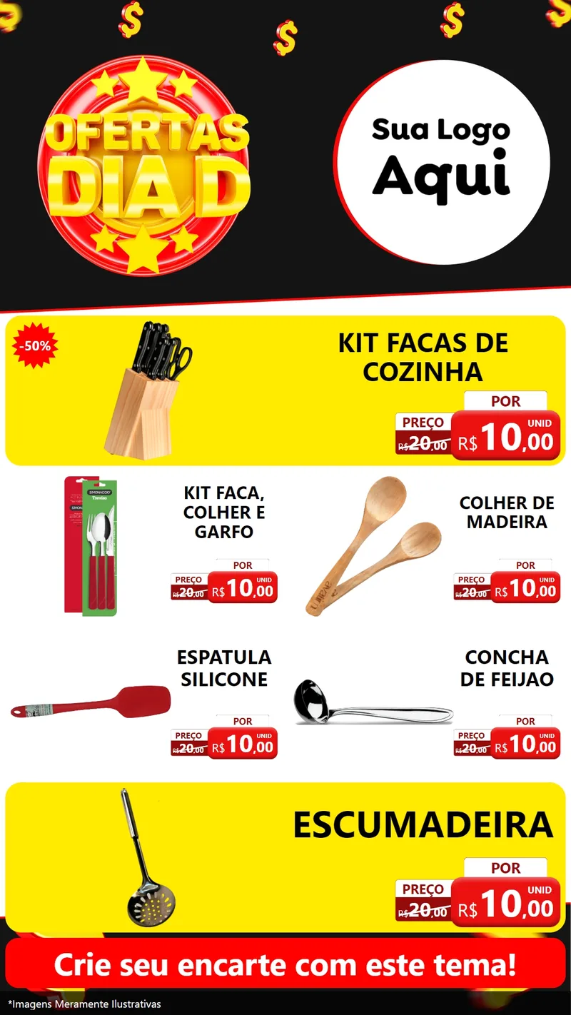 Modelo de TV para TV Vertical com o tema Dia D para Utilidades Domésticas