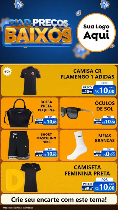Modelo de TV para TV Vertical com o tema Dia D Preço Baixo para Roupas e acessórios