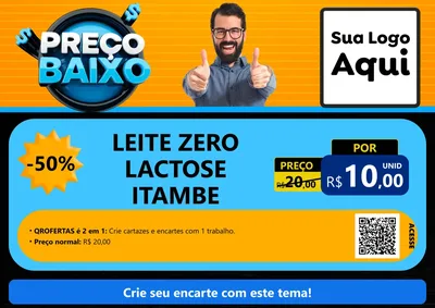 Modelo de Cartaz para Cartaz A4 Horizontal