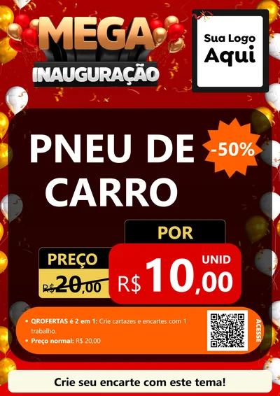 Modelo de Cartaz para Cartaz A4 Vertical