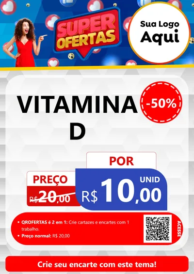 Modelo de Cartaz para Cartaz A4 Vertical