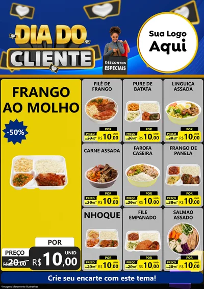 Modelo de Encarte para Encarte A4 Vertical