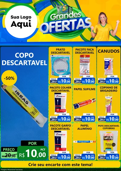 Modelo de Encarte para Encarte A4 Vertical