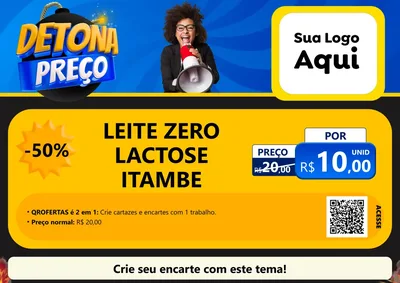 Modelo de Cartaz para Cartaz A4 Horizontal