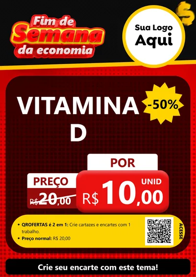 Modelo de Cartaz para Cartaz A4 Vertical