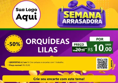 Modelo de Cartaz para Cartaz A4 Horizontal