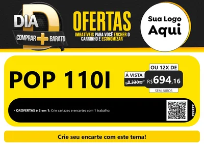 Modelo de Cartaz para Cartaz A4 Horizontal