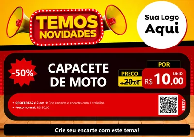Modelo de Cartaz para Cartaz A4 Horizontal