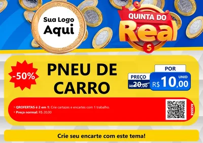 Modelo de Cartaz para Cartaz A4 Horizontal com o tema Quinta do Real para Auto peças