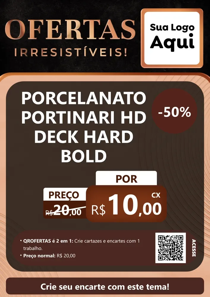 Modelo de Cartaz para Cartaz A4 Vertical com o tema Ofertas Irresistíveis! para Pisos e revestimentos