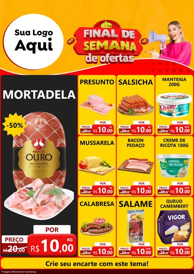 Modelo de Encarte para Encarte A4 Vertical