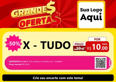 Modelo de Cartaz para Cartaz A4 Horizontal