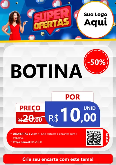 Modelo de Cartaz para Cartaz A4 Vertical