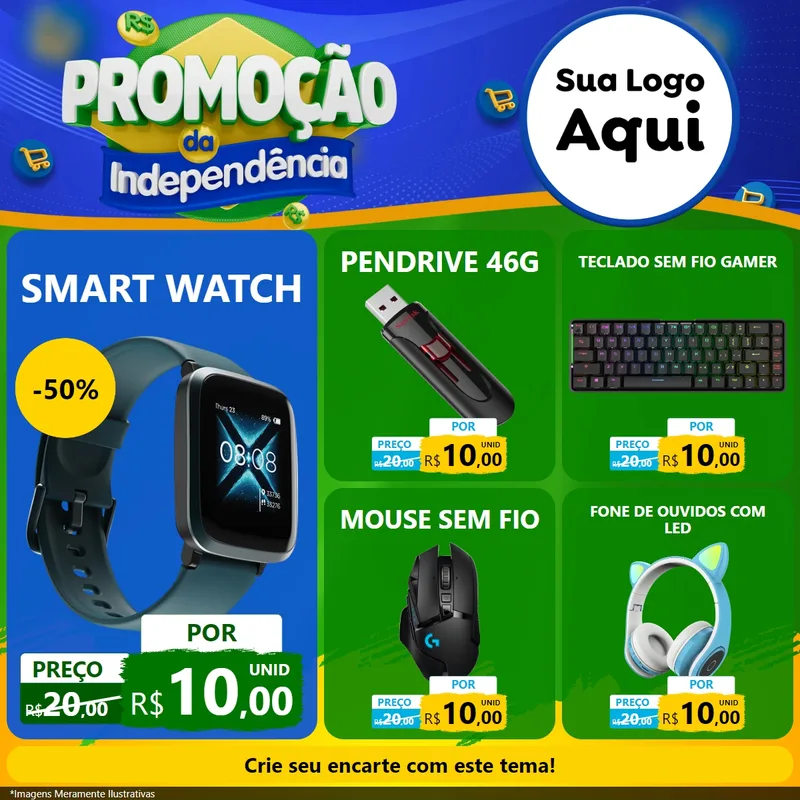 Modelo de Rede Social para Feed Facebook com o tema Promoção da Independência para Informática
