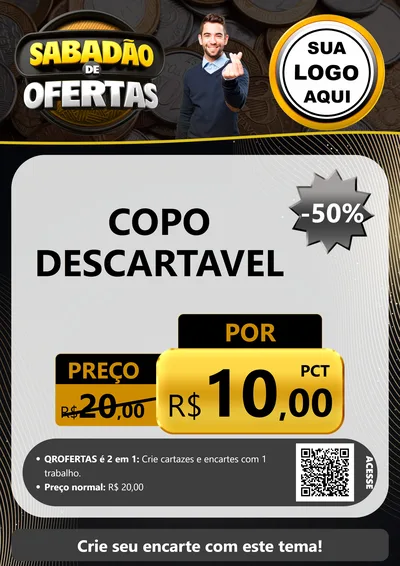 Modelo de Cartaz para Cartaz A4 Vertical
