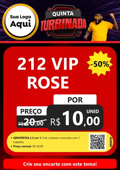 Modelo de Cartaz para Cartaz A4 Vertical com o tema Quinta Turbinada para Perfumes