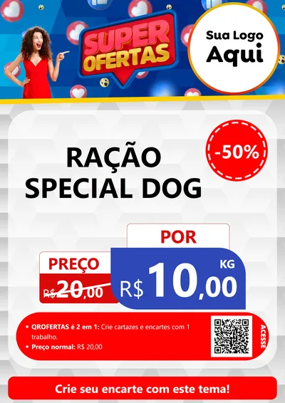 Modelo de Cartaz para Cartaz A4 Vertical