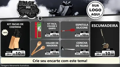 Modelo de TV para TV Horizontal com o tema Black dos Sonhos para Utilidades Domésticas