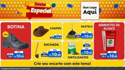 Modelo de TV para TV Horizontal com o tema Sexta Mais Especial para Agropecuária