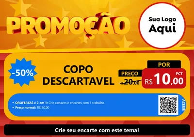 Modelo de Cartaz para Cartaz A4 Horizontal