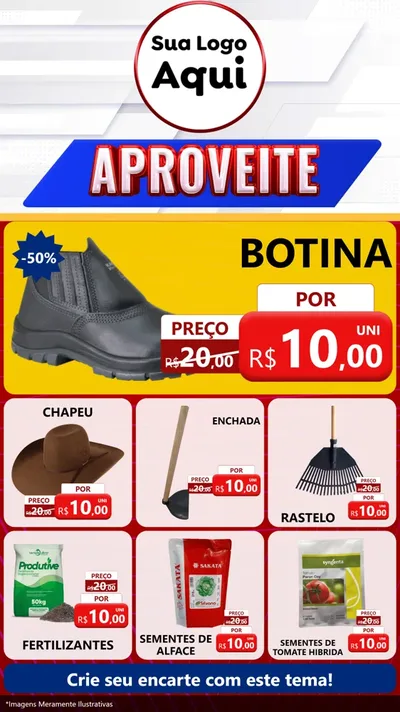 Modelo de Rede Social para Stories com o tema Aproveite para Agropecuária