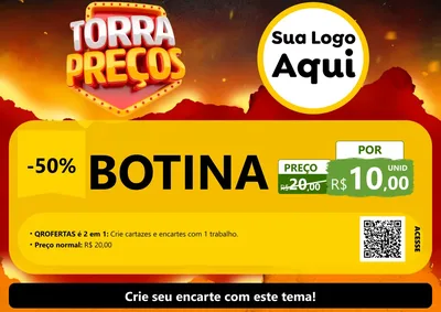 Modelo de Cartaz para Cartaz A4 Horizontal