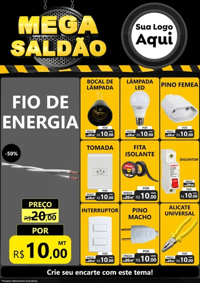 Modelo de Encarte para Encarte A4 Vertical