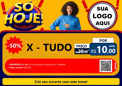 Modelo de Cartaz para Cartaz A4 Horizontal