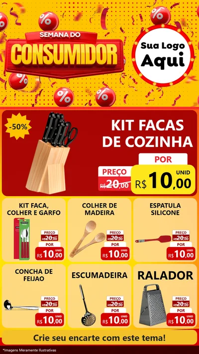 Modelo de Rede Social para Stories com o tema Semana do Consumidor para Utilidades Domésticas