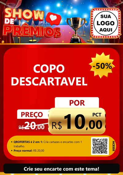 Modelo de Cartaz para Cartaz A4 Vertical