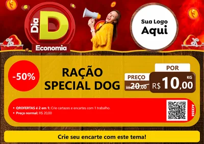 Modelo de Cartaz para Cartaz A4 Horizontal