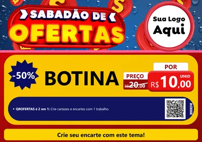 Modelo de Cartaz para Cartaz A4 Horizontal
