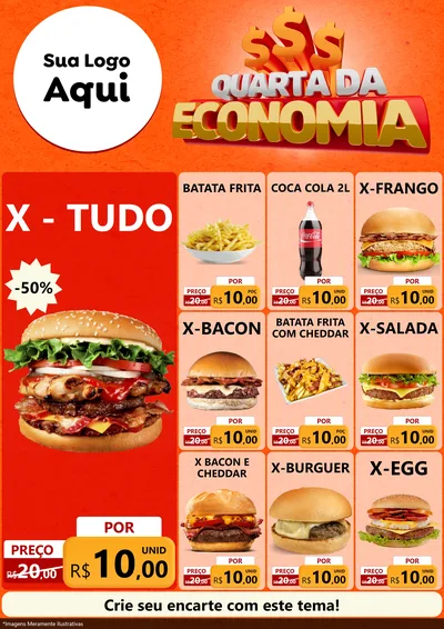 Modelo de Encarte para Encarte A4 Vertical