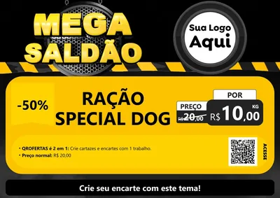 Modelo de Cartaz para Cartaz A4 Horizontal