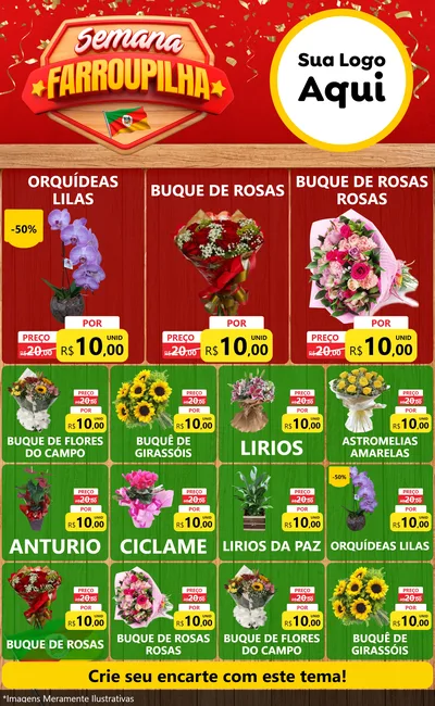 Modelo de Encarte para Encarte Grande