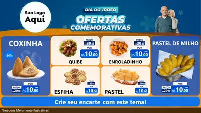 Modelo de TV para TV Horizontal com o tema Dia do Idoso