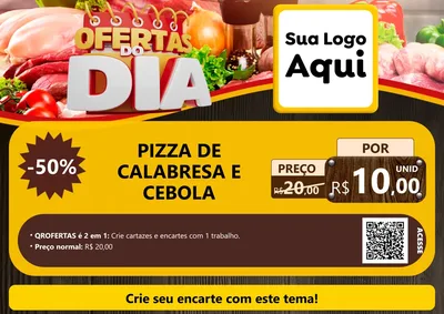 Modelo de Cartaz para Cartaz A4 Horizontal