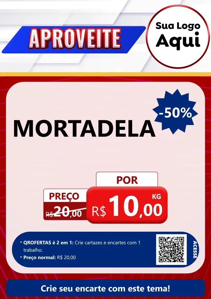 Modelo de Cartaz para Cartaz A4 Vertical com o tema Aproveite para Frios e Laticínios