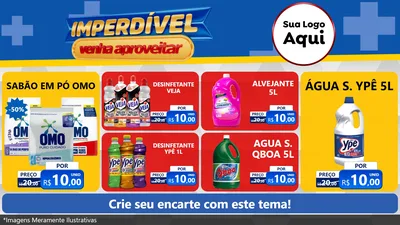 Modelo de TV para TV Horizontal com o tema Imperdível para Produtos de Limpeza