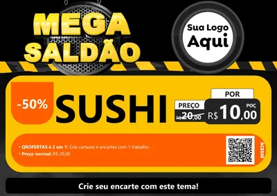 Modelo de Cartaz para Cartaz A4 Horizontal